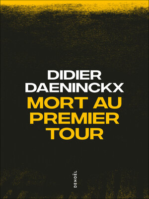 cover image of Mort au premier tour